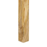 Dining Table 110x55x76 cm Solid Wood Mango - Rear View