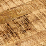 Dining Table 110x55x76 cm Solid Wood Mango - Close-Up Angle