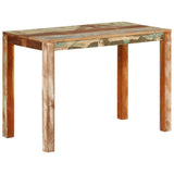 Dining Table 110x55x76 cm Solid Wood Reclaimed - Extra Image