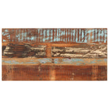 Dining Table 110x55x76 cm Solid Wood Reclaimed - Top-Down View