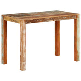 Dining Table 110x55x76 cm Solid Wood Reclaimed - Extra Image