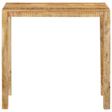 Bar Table 112x55x108 cm Solid Wood Mango - Front View