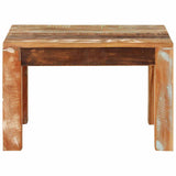 Coffee Table 55x55x35 cm Solid Wood Reclaimed - Front View