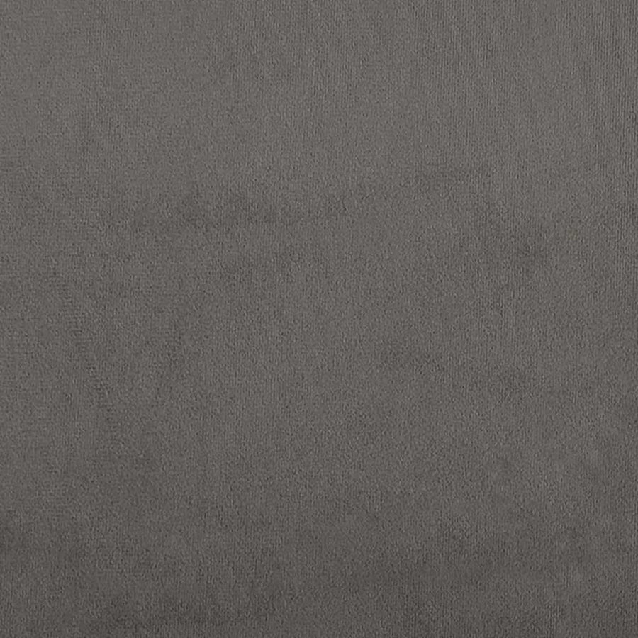Box Spring Bed with Mattress Dark Grey 137x190 cm Velvet