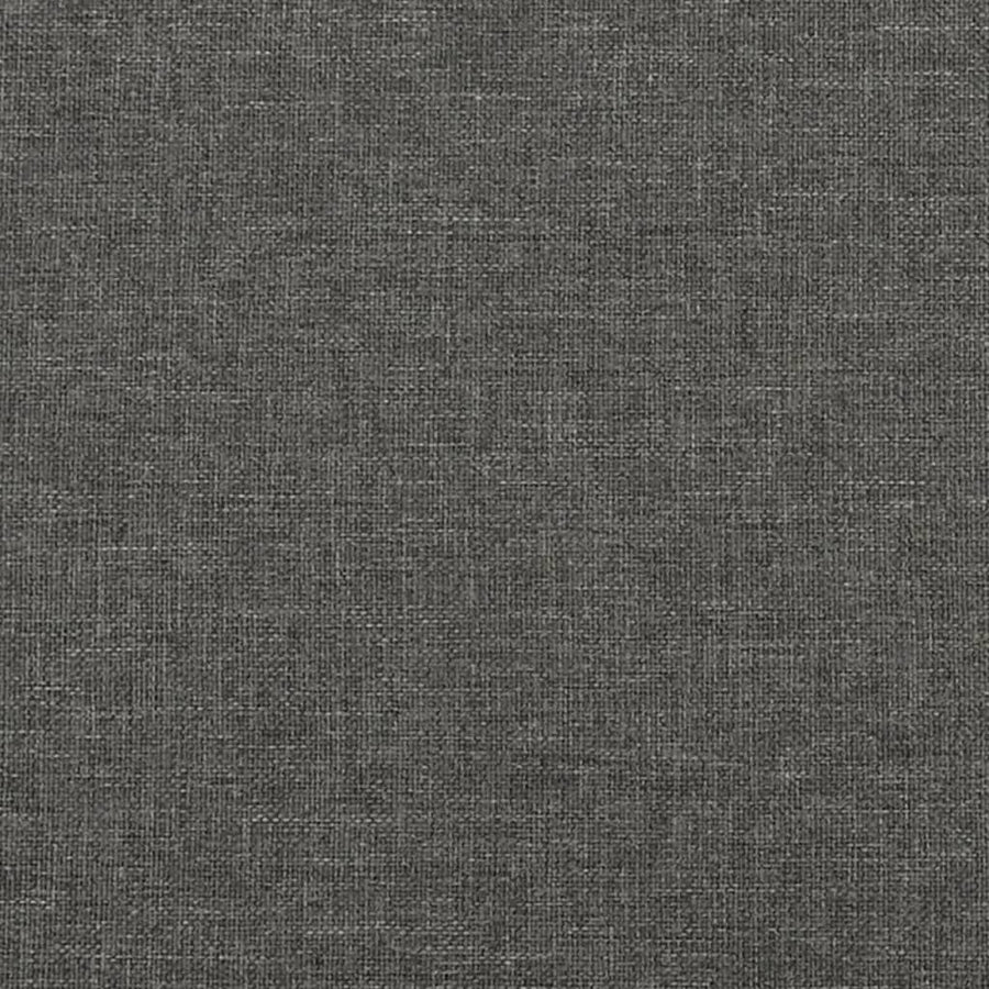 Box Spring Bed with Mattress Dark Grey 152x203 cm Velvet