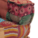 Modular Pouffe with Pillow Patchwork Fabric - Extra Image
