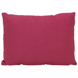 7 Piece Throw Pillow Set Pink Fabric - 45-Degree Angle