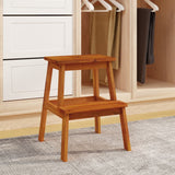 2 Step Stool 40x38x50 cm Solid Wood Acacia - Side View