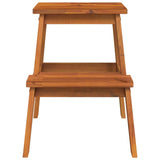 2 Step Stool 40x38x50 cm Solid Wood Acacia