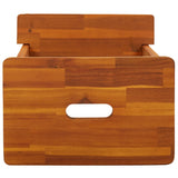 2 Step Stool 40x38x50 cm Solid Wood Acacia - Rear View
