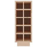 Wine Cabinet 23x34x61 cm Solid Wood Pine - 45-Degree Angle