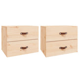 Wall-mounted Bedside Cabinets 2 pcs 50x36x40 cm