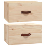 Wall-mounted Bedside Cabinets 2 pcs 40x29.5x22 cm