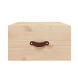 Wall-mounted Bedside Cabinets 2 pcs 40x29.5x22 cm - Rear View