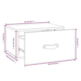 Wall-mounted Bedside Cabinets 2 pcs 40x29.5x22 cm - Extra Image