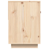 TV Cabinet 90x40x60 cm Solid Wood Pine - Close-Up Angle