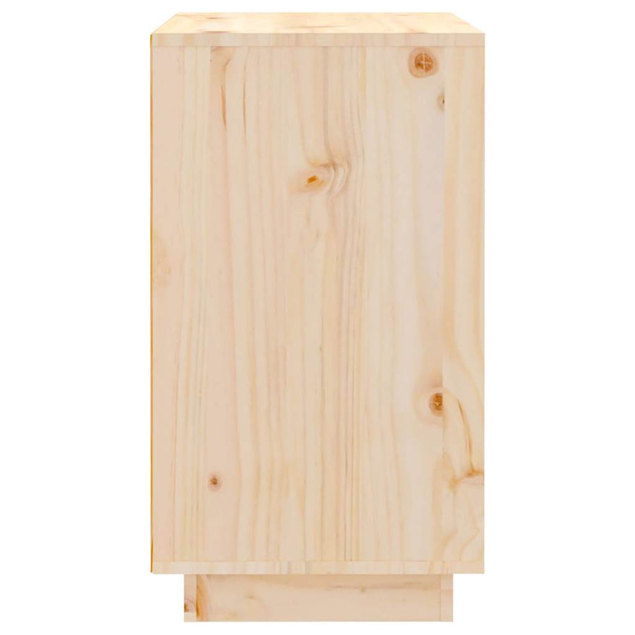 Wine Cabinet 55.5x34x61 cm Solid Wood Pine