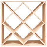 Wine Cabinet 62x25x62 cm Solid Wood Pine - Top-Down View
