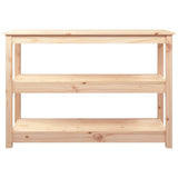 Console Table 110x40x74 cm Solid Wood Pine - 45-Degree Angle
