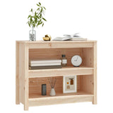 Book Cabinet 80x35x68 cm Solid Wood Pine - Top-Down View