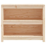 Book Cabinet 80x35x68 cm Solid Wood Pine - 45-Degree Angle