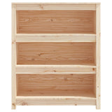 Book Cabinet 80x35x97 cm Solid Wood Pine - 45-Degree Angle