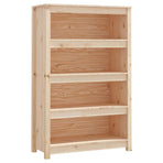 Book Cabinet 80x35x126 cm Solid Wood Pine