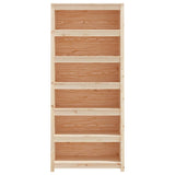 Book Cabinet 80x35x183 cm Solid Wood Pine - 45-Degree Angle