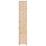 Book Cabinet 80x35x183 cm Solid Wood Pine - Rear View