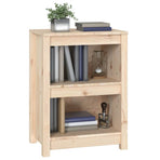 Book Cabinet 50x35x68 cm Solid Wood Pine