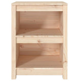 Book Cabinet 50x35x68 cm Solid Wood Pine - Top-Down View