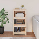 Book Cabinet 50x35x97 cm Solid Wood Pine - Side View