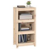 Book Cabinet 50x35x97 cm Solid Wood Pine - Rear View