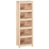Book Cabinet 50x35x154 cm Solid Wood Pine - Front View