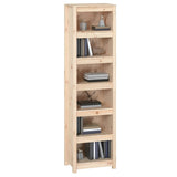 Book Cabinet 50x35x183 cm Solid Wood Pine - Top-Down View