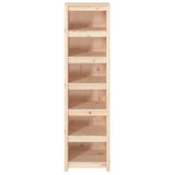 Book Cabinet 50x35x183 cm Solid Wood Pine - 45-Degree Angle