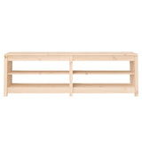 Shoe Bench 160x36.5x50 cm Solid Wood Pine