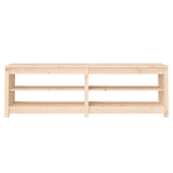 Shoe Bench 160x36.5x50 cm Solid Wood Pine - 45-Degree Angle
