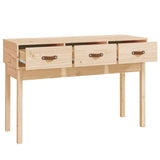 Console Table 114x40x75 cm Solid Wood Pine