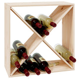 Wine Cabinet 62x25x62 cm Solid Wood Pine - Top-Down View