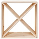 Wine Cabinet 62x25x62 cm Solid Wood Pine - 45-Degree Angle