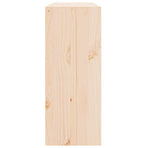 Wine Cabinet 62x25x62 cm Solid Wood Pine