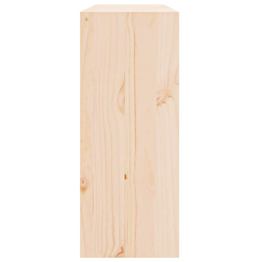 Wine Cabinet 62x25x62 cm Solid Wood Pine