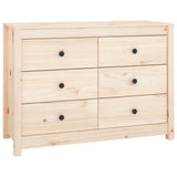 Side Cabinet 100x40x72 cm Solid Wood Pine