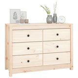 Side Cabinet 100x40x72 cm Solid Wood Pine - Low Angle