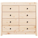 Side Cabinet 100x40x90 cm Solid Wood Pine - Top-Down View
