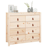 Side Cabinet 100x40x90 cm Solid Wood Pine - Extra Image