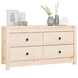 Side Cabinet 100x40x54 cm Solid Wood Pine - Low Angle