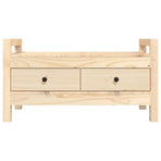 Hall Bench 80x40x43 cm Solid Wood Pine