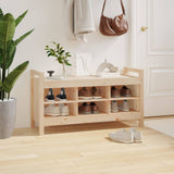 Hall Bench 110x40x60 cm Solid Wood Pine - 45-Degree Angle